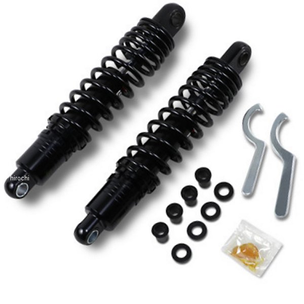 ショック 85年-03年 XL/FXR 12.5インチ(318mm) 調整可能 黒