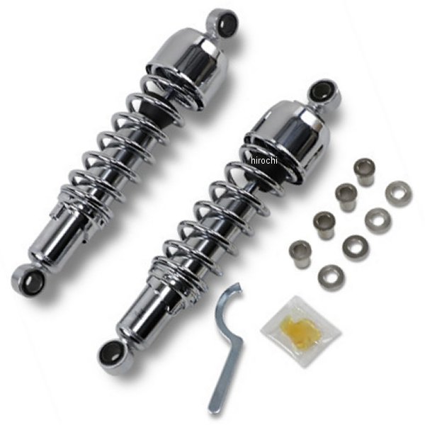 ショック 純正補修交換用 85年-03年 XL/FXR 13インチ(330mm) クローム