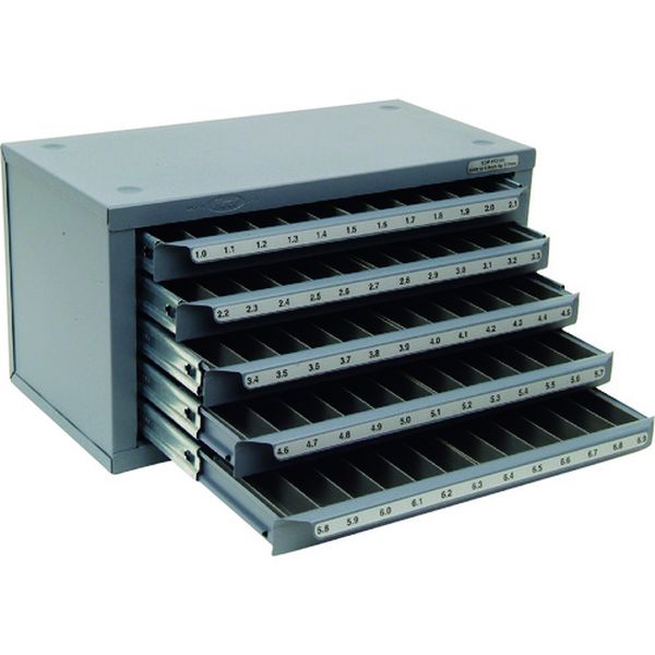 ボンダス・ジャパン ヒューイット ドリル専用キャビネット【1.0～6.9mm/0.1とび】