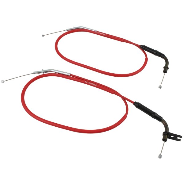ポッシュ POSH アクセルケーブルセット 純正長 18年-23年 Z900RS 赤