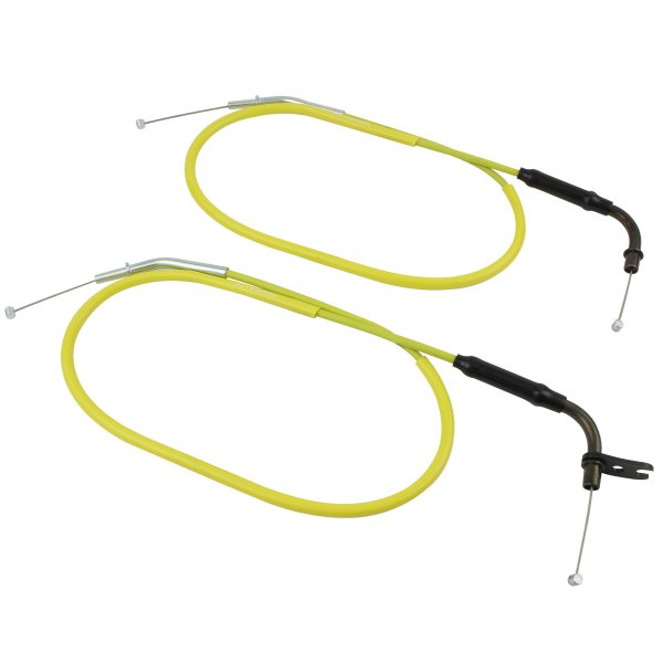 ポッシュ POSH アクセルケーブルセット 純正長 18年-23年 Z900RS イエロー