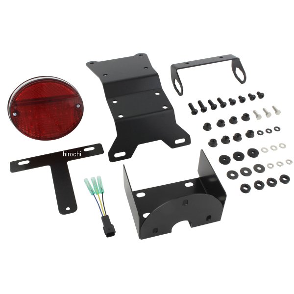 ポッシュ POSH ロングZ2タイプフェンダーレスキット LEDタイプ 18年-23年 Z900RS、CAFE レッドレンズ