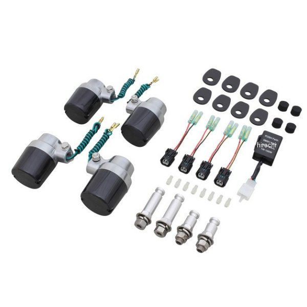 ポッシュ POSH スーパーバイクウインカーキット18年-22年 Z900RS、Z900RSカフェ バフ /スモークレンズ