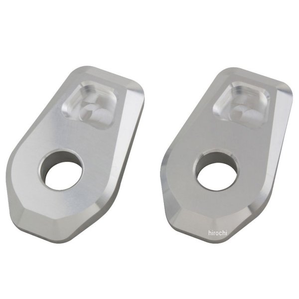 ポッシュ POSH ビレットウインカーステーベース Z900RS シルバー(アルマイト未処理)