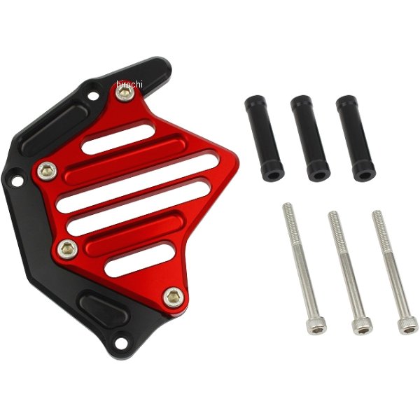 スプロケットカバー 18年-21年 Z900RS 黒/赤