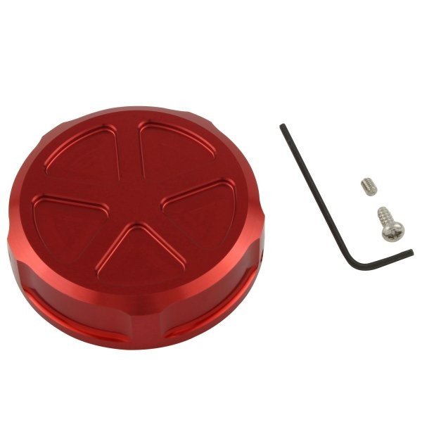 ポッシュ POSH アルミマシンドラジエターキャップ 18年-20年 Z900RS/CAFE 赤