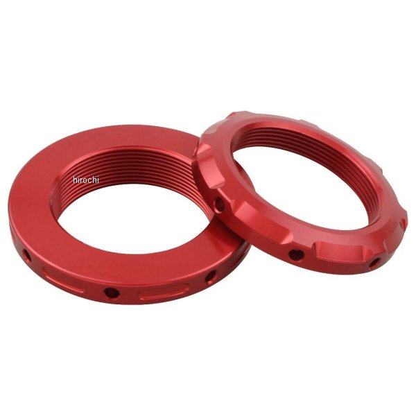 POSHフェイス アルミマシンド リアショックアジャスター 18年以降 Z900RS、Z900RSカフェ(SE不可) レッド