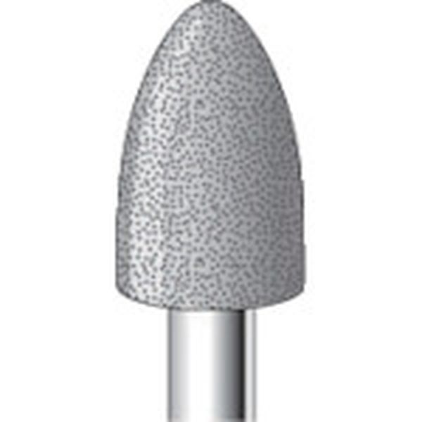 CBN電着バー 砲弾＃120 刃径13×刃長20×軸径6×60L