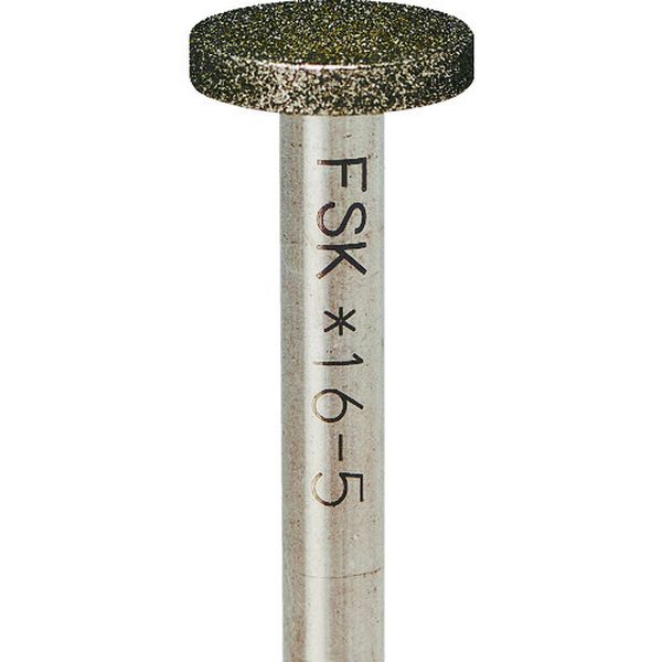 電着ダイヤモンドバー 平＃120 刃径16×軸径6×45L