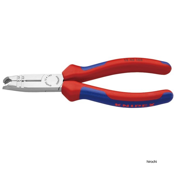 KNIPEX マルチストリッピングプライヤー 165mm コンフォートハンドル 亜鉛合金メッキ