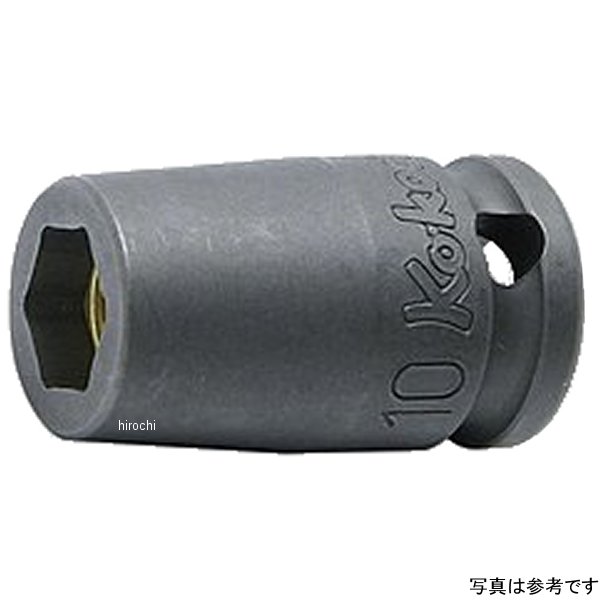 Ko-ken 3/8"(9.5mm)SQ. インパクトセルフタッピングスクリュー用ソケット(マグネット付) 12mm