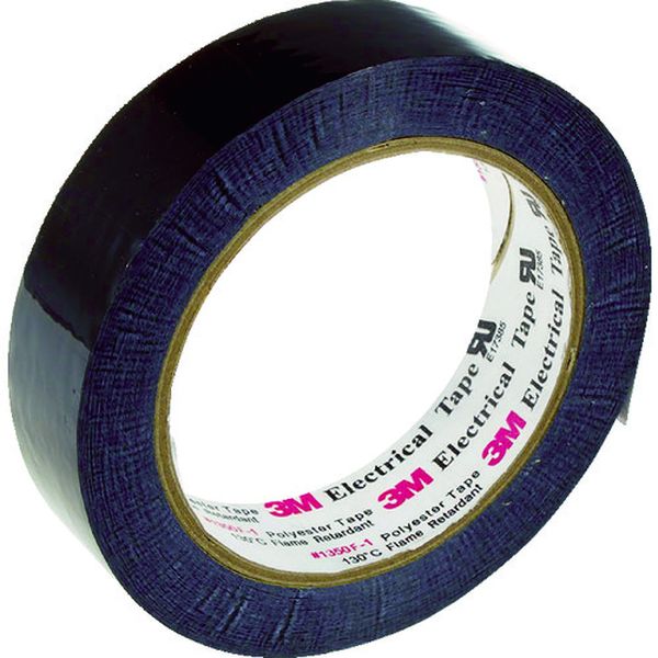 1350FB125 479-9259  ポリエステル電気絶縁テープ 1350黒 25mmX66m