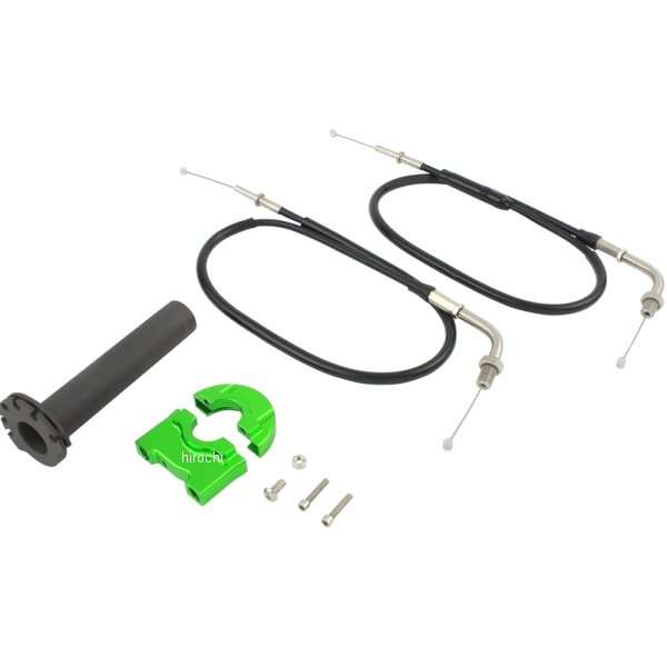 コンパクトハイスロットルキット 18年-19年 ニンジャ400、ニンジャ250 ライムグリーン