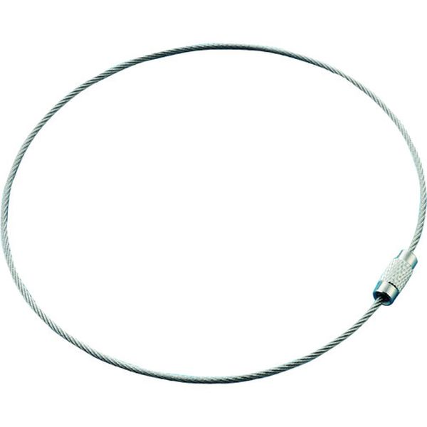 日本緑十字社 緑十字 ワイヤリング(キーワイヤ) 金具25 1.5Φ×300mm 10本組 ステンレス製