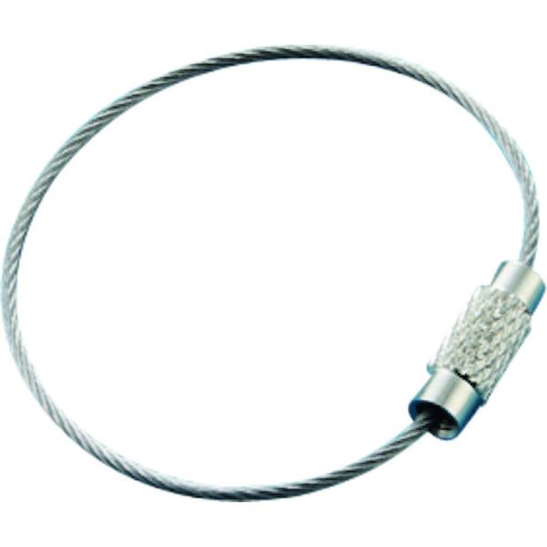 日本緑十字社 緑十字 ワイヤリング(キーワイヤ) 金具27 1.0Φ×120mm 10本組 ステンレス製