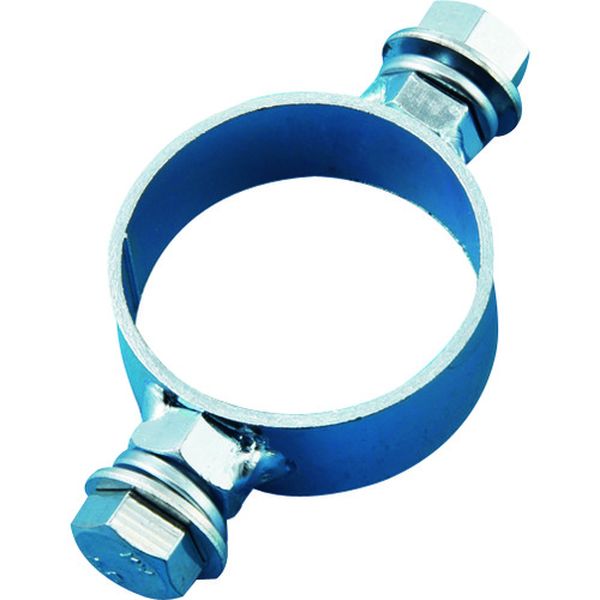 106-6281 ポール用標識取付金具(両面表示用) 金具381W 適合径：38.1mmΦ スチール製