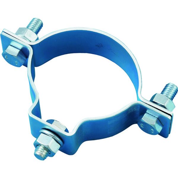 日本緑十字社 緑十字 ポール用標識取付金具(片面表示用) 金具60S 適合径：60.5mmΦ スチール製