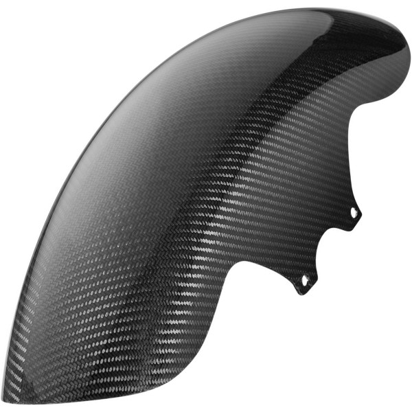カーボンファイバーフロントフェンダー 14年-22年 ハーレー FLHTCUTG 黒