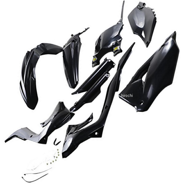 PLASTIC KIT KX450 BLK