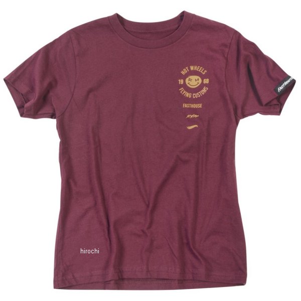 スタック ホットウィール Tシャツ ユース用 マルーン YMサイズ
