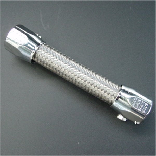 NISSINマスターシリンダー用メッシュホース メッキ