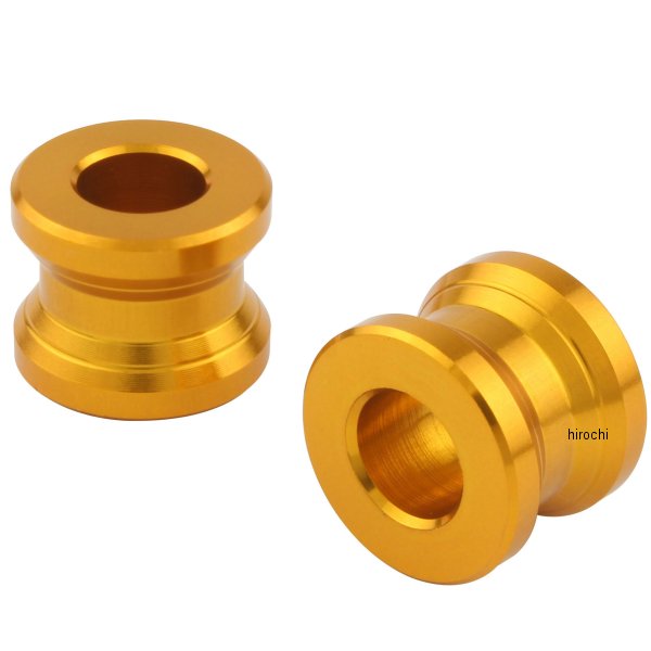 ポッシュ POSH アルミカラースプールタイプ M6 10mm 2個入り ゴールド