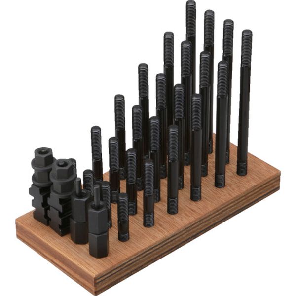 813-0766  Tナットスタッドセット(M12、T溝巾14)