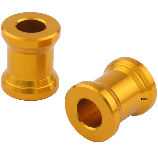 ポッシュ POSH アルミカラースプールタイプ M6 15mm 2個入り ゴールド