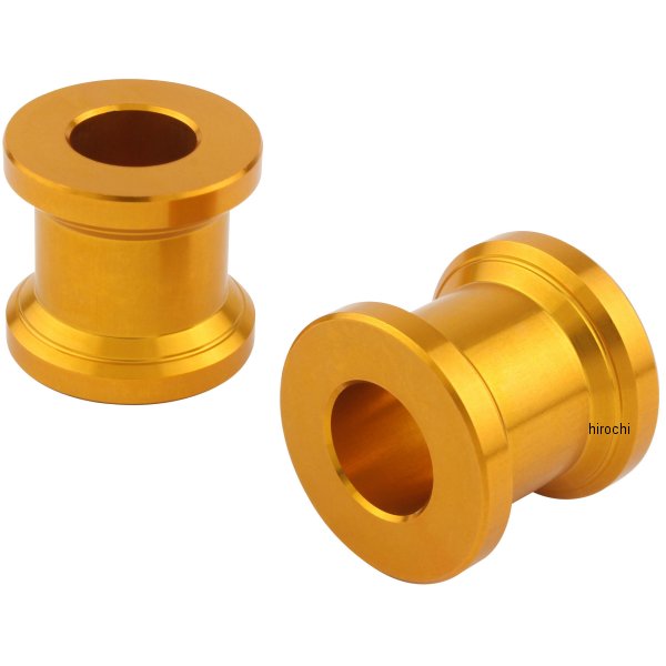 ポッシュ POSH アルミカラースプールタイプ M10 20mm 2個入り ゴールド