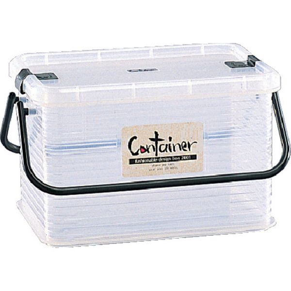 361-9741 pla 2 コンテナー クリア M NBK ナチュラルブラック