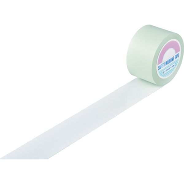ガードテープ(ラインテープ) 白 75mm幅×20m 屋内用