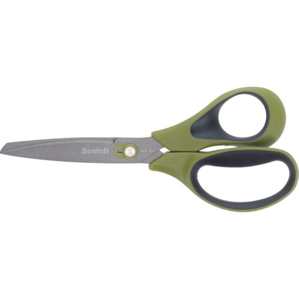 1487NSJ 554-8334  スコッチ 梱包開封シザーズ ベタつき防止加工 7インチ