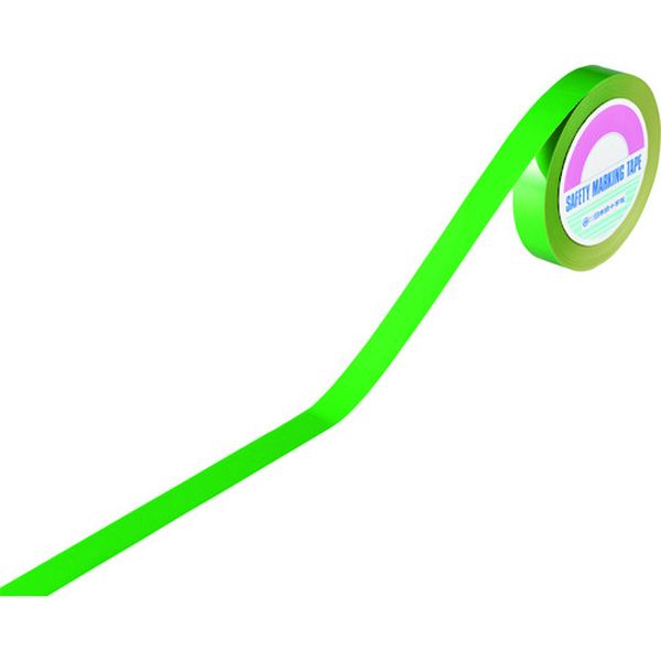 106-7946 ガードテープ(ラインテープ) 緑 GTH-252G 25mm幅×20m 再はく離タイプ