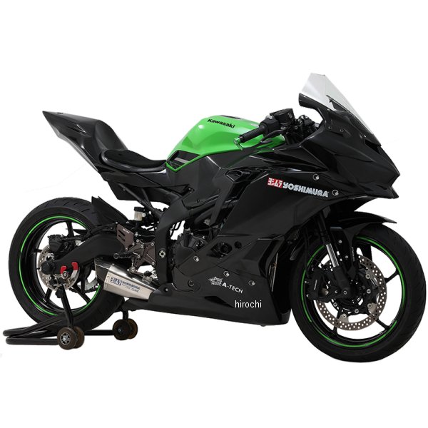 フルエキゾーストマフラー HEPTA FORCE TSS レーシングサイクロン 23年 ZX-4R、ZX-25R サテンフィニッシュ