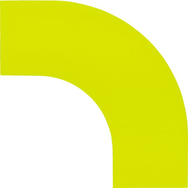 コーナー用ガードテープ(100mm幅用) 黄 10枚組 屋内用