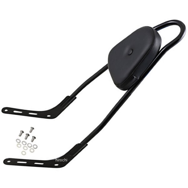 シーシーバー ワンピース 25インチ スカル パッド付き グロスブラック/赤