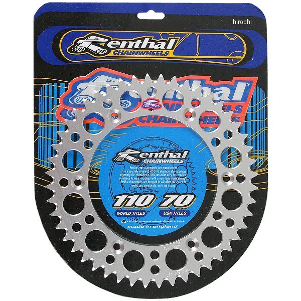 リア スプロケット 520 83年以降 ホンダ、ヤマハ アルミ シルバー