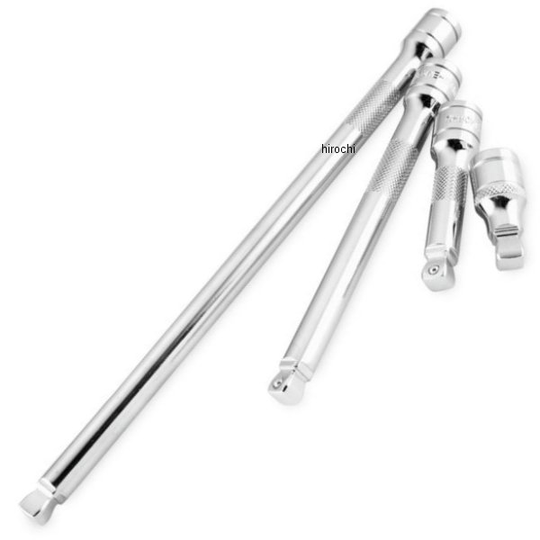 ウォブルエクステンションバーセット 1/4インチ(6.35mm) ドライブ 4ピース