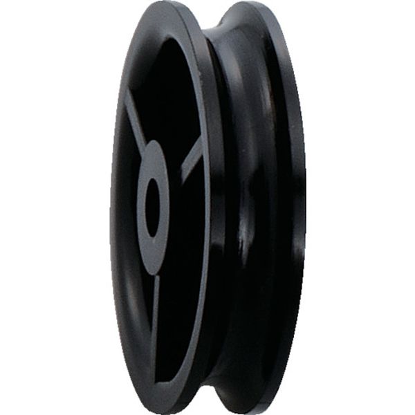 849-5819  黒ナイロン車 車のみ 25mm 丸