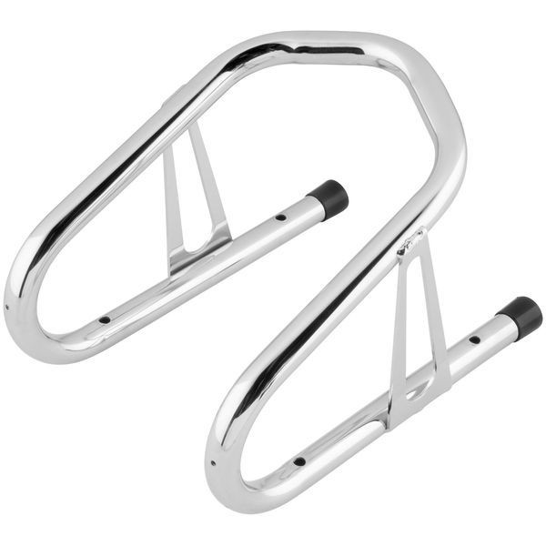 固定式 ホイール チョック 6.5インチ(165mm) クローム