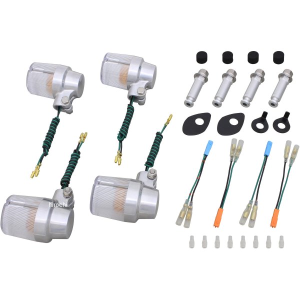 ウインカーセット スーパーバイク 06年-13年 CB1300SF バフ/クリア