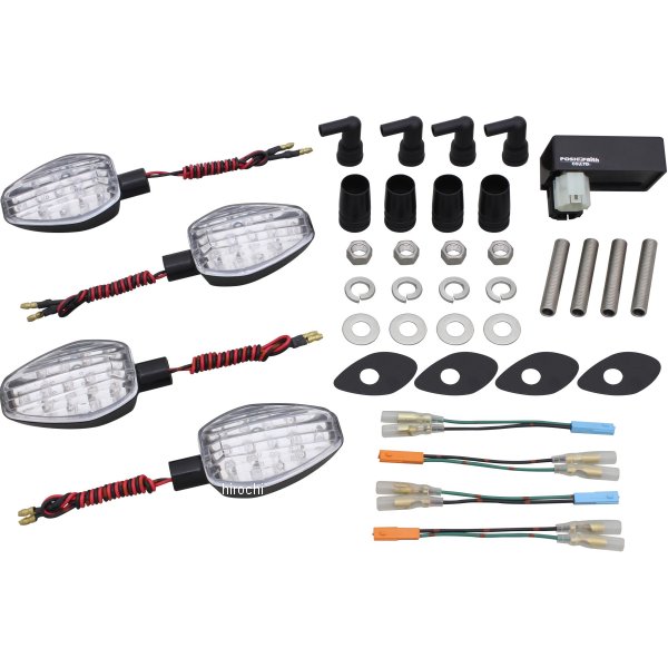 ライトウェイトLEDウインカーセット 14年-16年 CB1300 黒/クリア