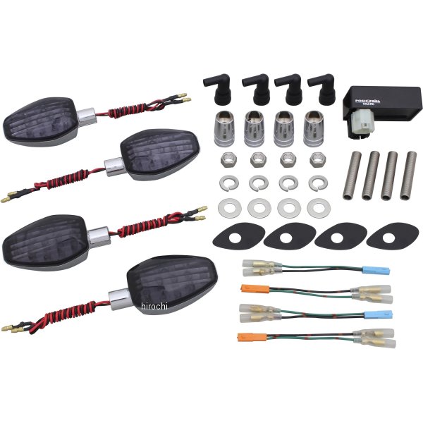 ライトウェイトLEDウインカーセット 14年-16年 CB1300 メッキ/スモーク