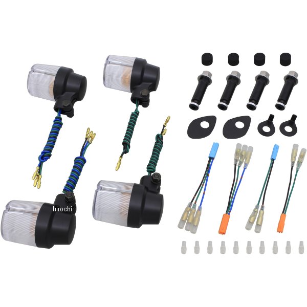 ウインカーセット スーパーバイク 03年-05年 CB1300SF 黒/クリア