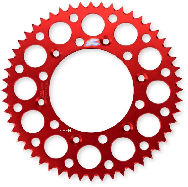 リア スプロケット 520/47T CR、CRF、XR、CRM 赤