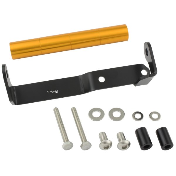 スマートフォンホルダーマウントステー レブル250専用 ゴールド