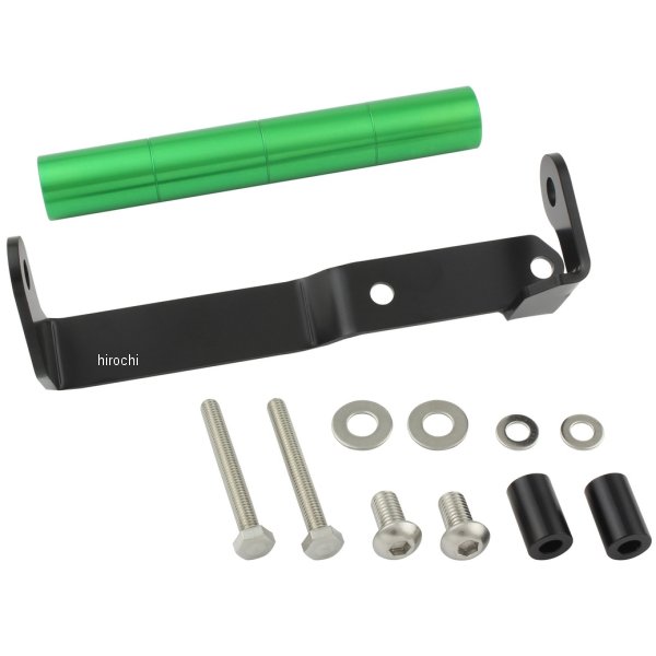 スマートフォンホルダーマウントステー レブル250専用 ライムグリーン