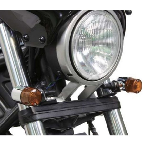 クラシカル 71タイプウインカーキット レブル250 メッキボディ/オレンジレンズ