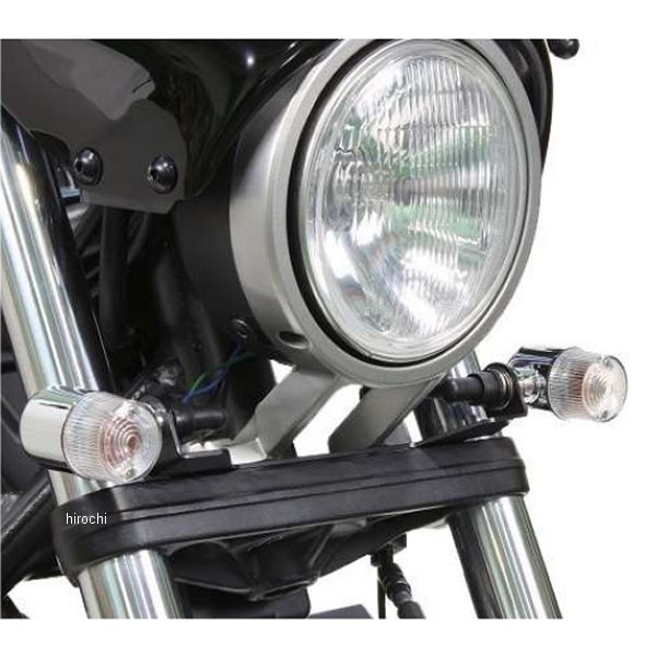 クラシカル 71タイプウインカーキット レブル250 メッキボディ/クリアーレンズ