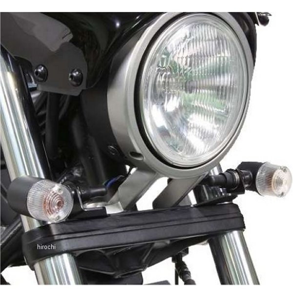 クラシカル 71タイプウインカーキット レブル250 ブラックボディ/クリアーレンズ